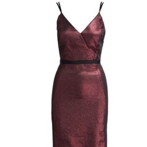 Metallic cocktail dress